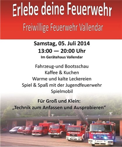 Feuerwehr hautnah erleben 