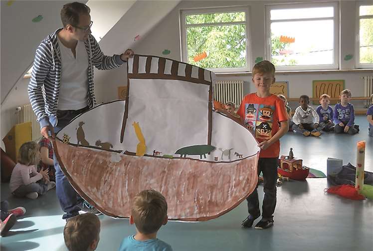 Geschichte von Noah gehört 