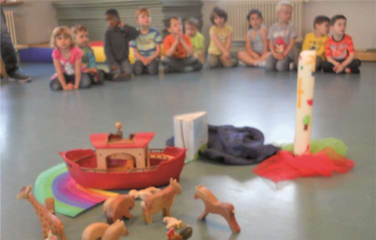 Geschichte von Noah gehört 