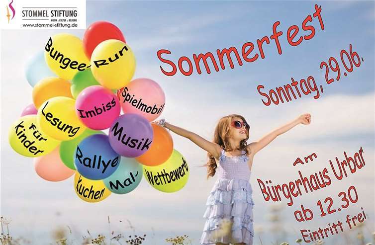 Sommerfest auf dem Dorfplatz