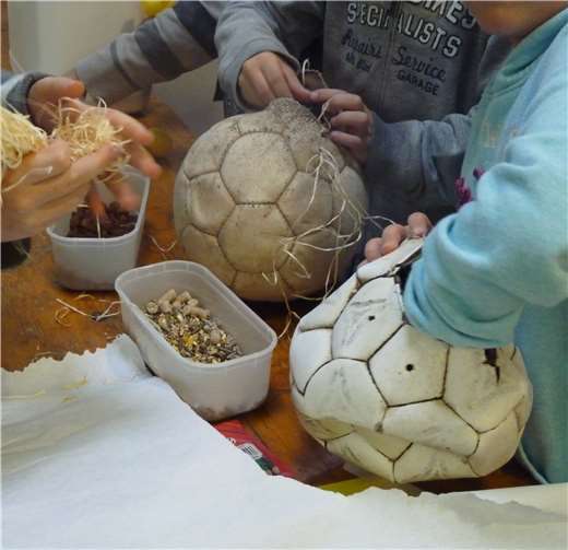 Basteln für Erdmann und Co. in den Herbstferien 