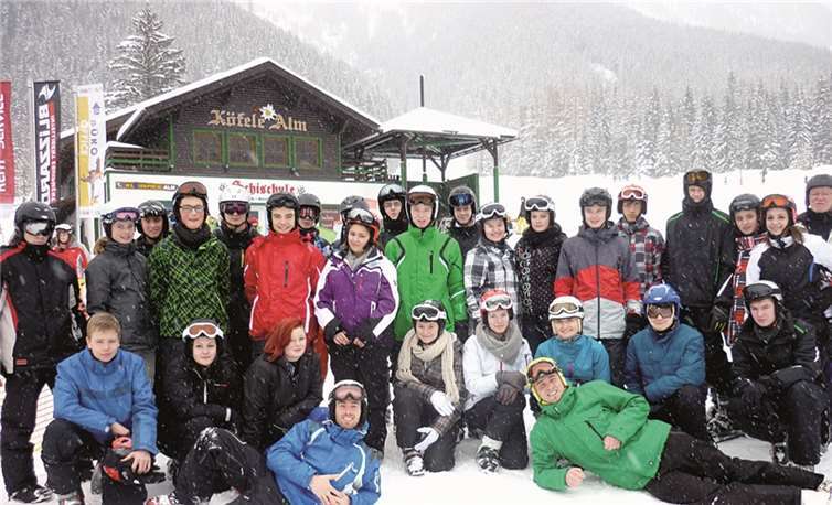 Unterricht im Schnee