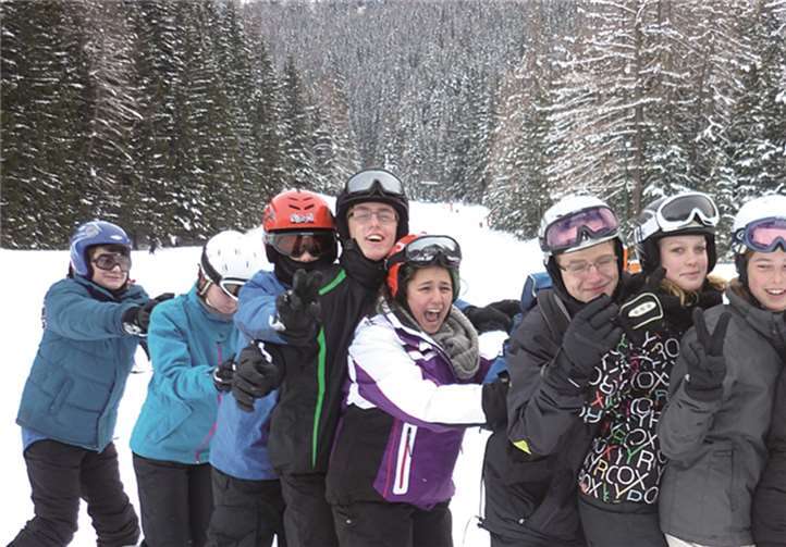 Unterricht im Schnee 