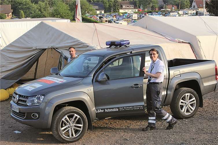 Löhr-Gruppe stellte Fahrzeuge zur Verfügung 