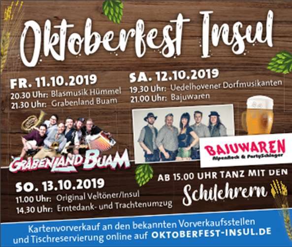 Drei Tage bayrische Gaudi auf der Insuler Wiesn