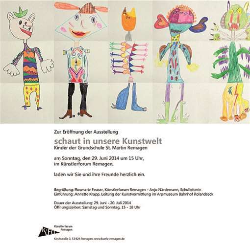 „Schaut in unsere Kunstwelt“ 