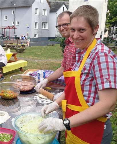 Frisch gepresster Apfelsaft für alle 