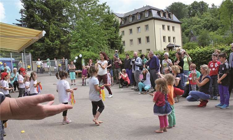 Disco–Tanzalarm Gruppe begeisterte das Publikum 