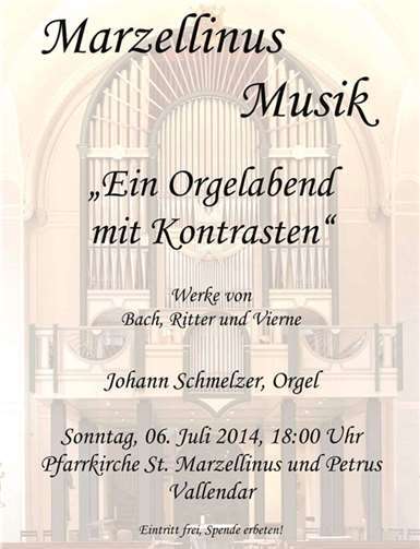Orgelabend mit Kontrasten 
