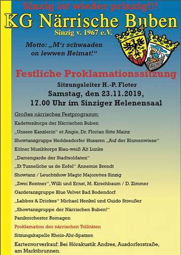 „Sinzig ist wieder prinzig!“ 