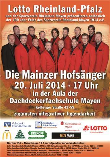 Die Mainzer Hofsänger servieren unvergessliche Welthits