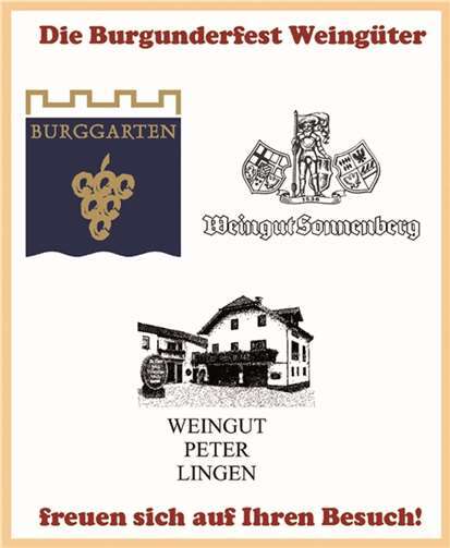 Das Burgunderfest lädt zum 18. Mal in die Weinberge ein 