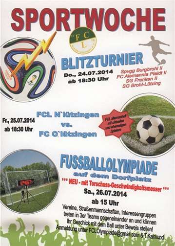 Fußball-Olympiade auf dem Dorfplatz