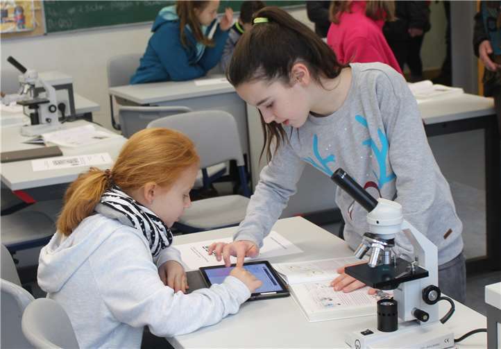 Das Schulleben wurde informativ und anschaulich präsentiert 