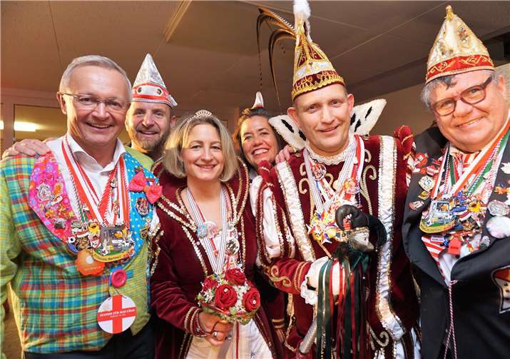 Jede Menge Bützjer im Kreishaus 