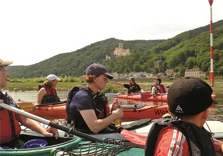 Neu-Kanuten auf Abschlusstour 