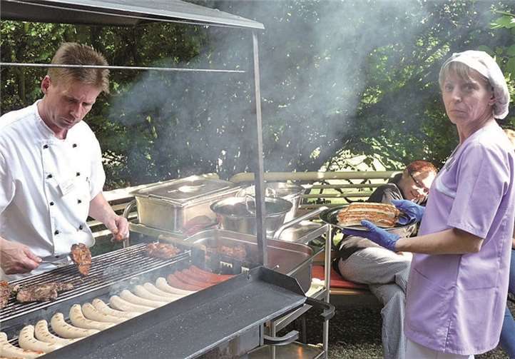 Unter dem Motto „Fußball-WM“ wurde kräftig gefeiert 