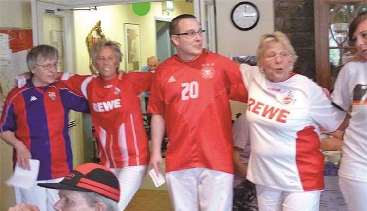 Unter dem Motto „Fußball-WM“ wurde kräftig gefeiert 