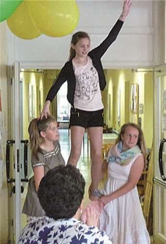 Unter dem Motto „Fußball-WM“ wurde kräftig gefeiert 