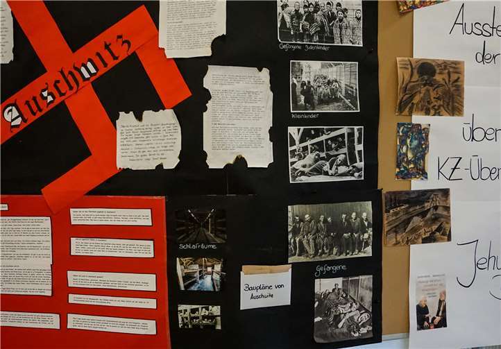 Schüler/innen einer zehnten Klasse wandelten auf den Spuren Jehuda Bacons 