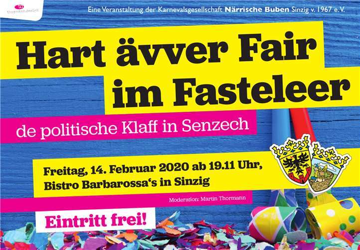 „Redner, Ihr werdet gesucht!“ 