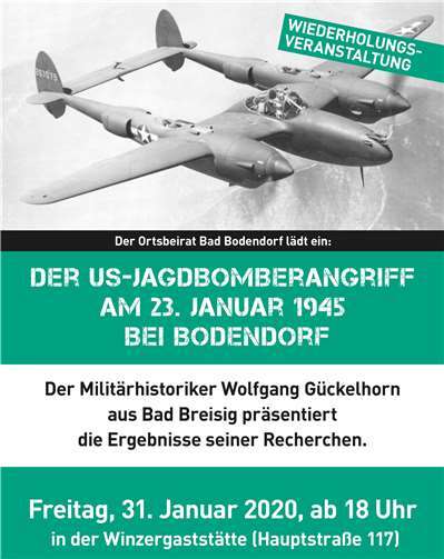 Vortrag wird wiederholt 