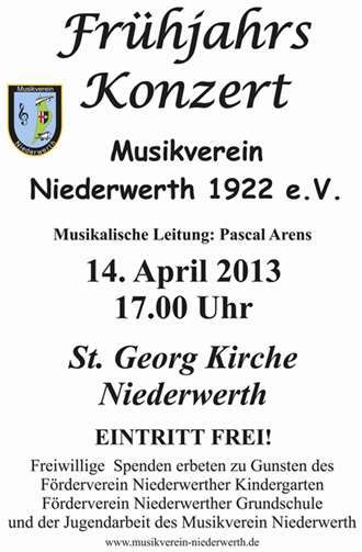 Kirchenkonzert des Musikvereins 