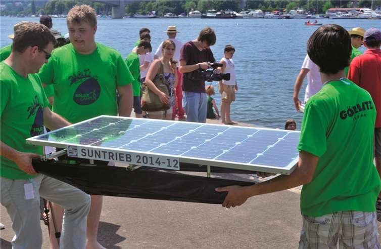 Angetrieben von der Kraft der Sonne 