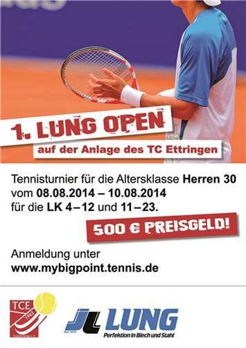 LK-Turnier „Lung Open“ startet
