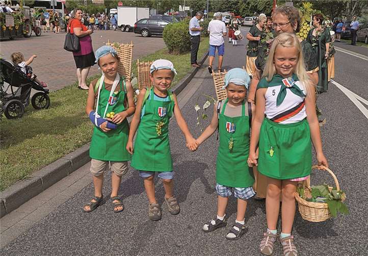 Festumzug bildete den bunten Höhepunkt des Weinfestes 