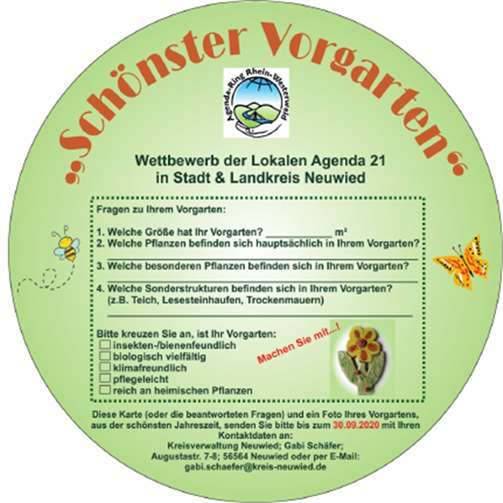 Wer hat den schönsten Vorgarten?