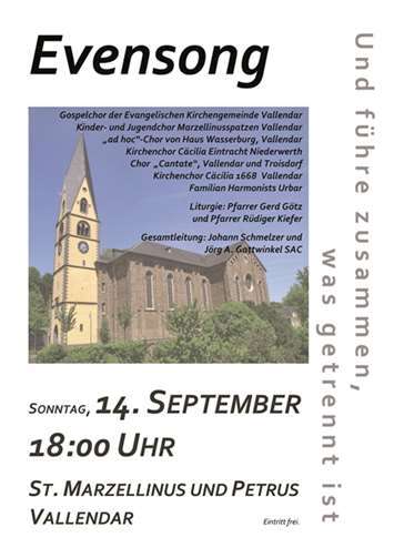 Evensong zur Ehre Gottes
