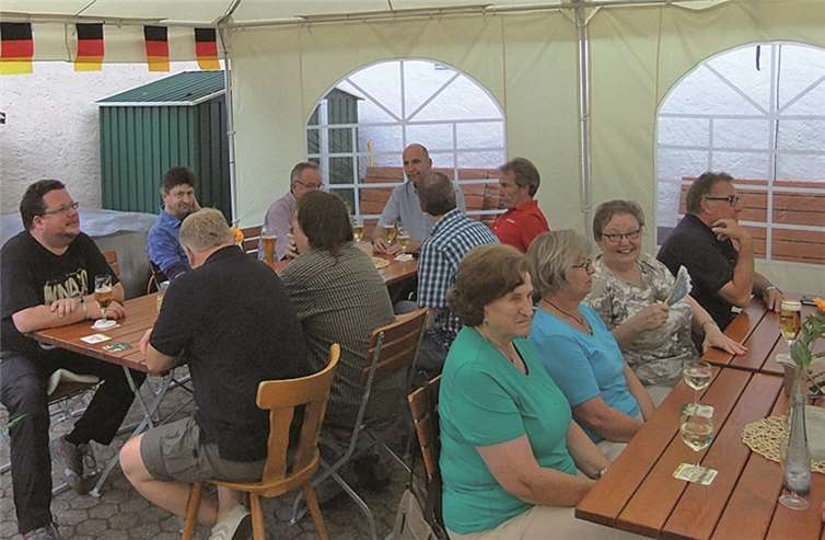 Biergarten-Treffs mit guter Resonanz 