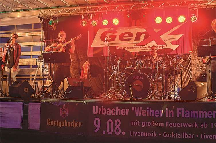 Weiher in Flammen 