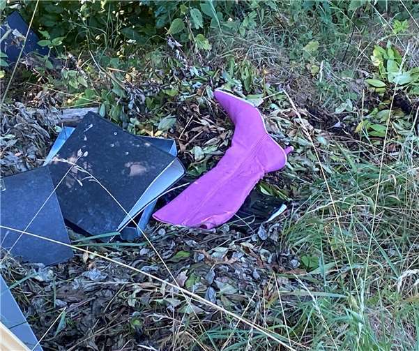 Illegale Müllentsorgung im Bereich der Wiedstraße 