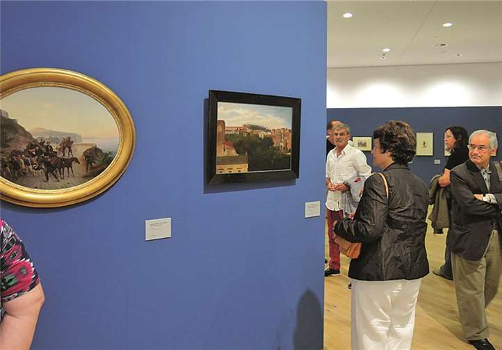 Romantischer Blick auf Italien 