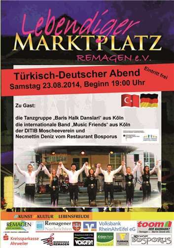 Deutsch-Türkischer Abend auf dem Marktplatz 