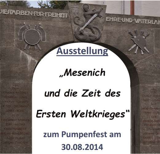 „Mesenich und die Zeit des I. Weltkrieges“