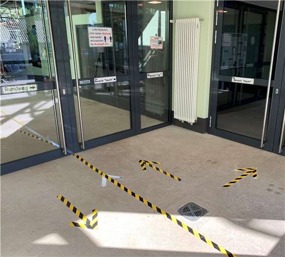 Tierhäuser teilweise geöffnet 