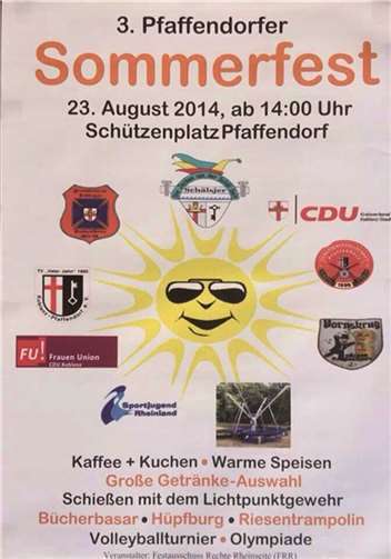 Drittes Pfaffendorfer Sommerfest 