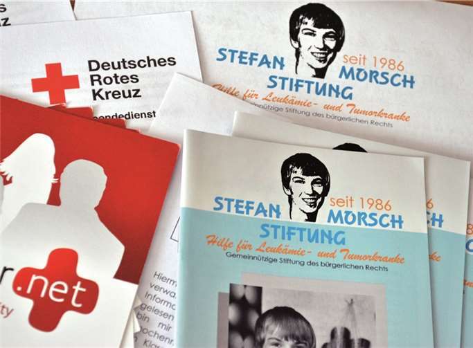 Blutspender helfen Leukämiekranken 