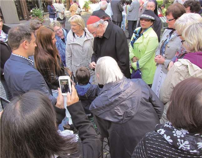 Kardinal Joachim Meisner zu Gast