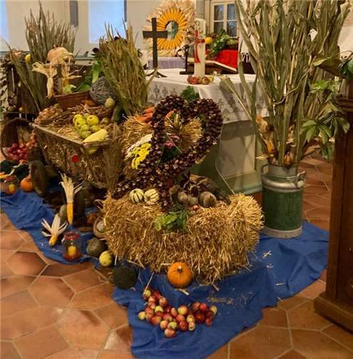 Erntedankgottesdienst gefeiert 