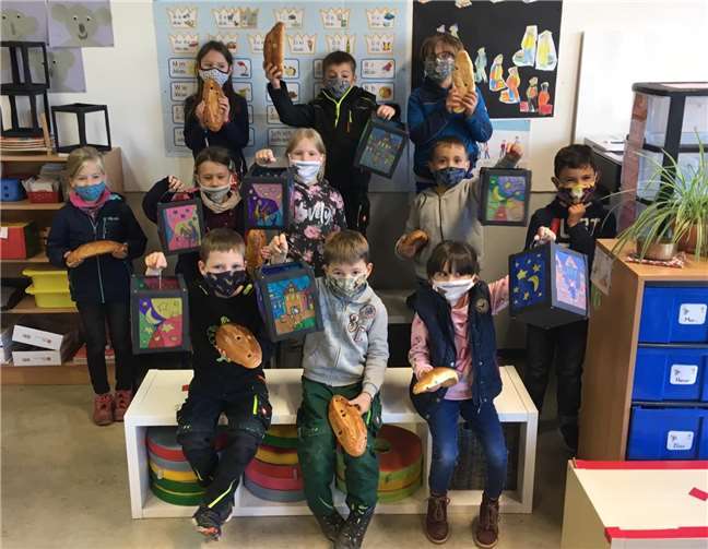 Freude über frische Wecken