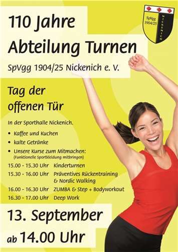 110-jähriges Jubiläum der Turnabteilung 