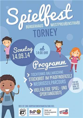 Buntes Spielefest in Torney steht vor der Tür