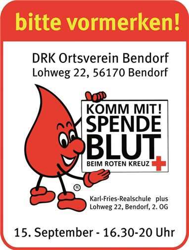 Blut spenden rettet Leben 