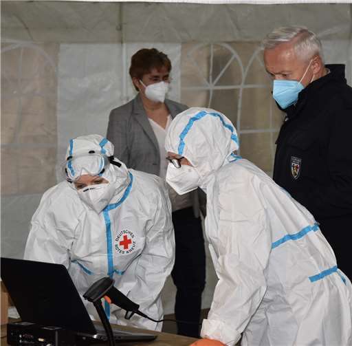 Anmeldeportal für Corona-Tests im Schnelltestzentrum Neuwied eröffnet 