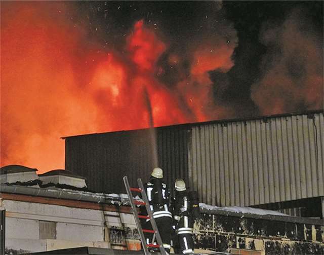 Großbrand in Neuwied 