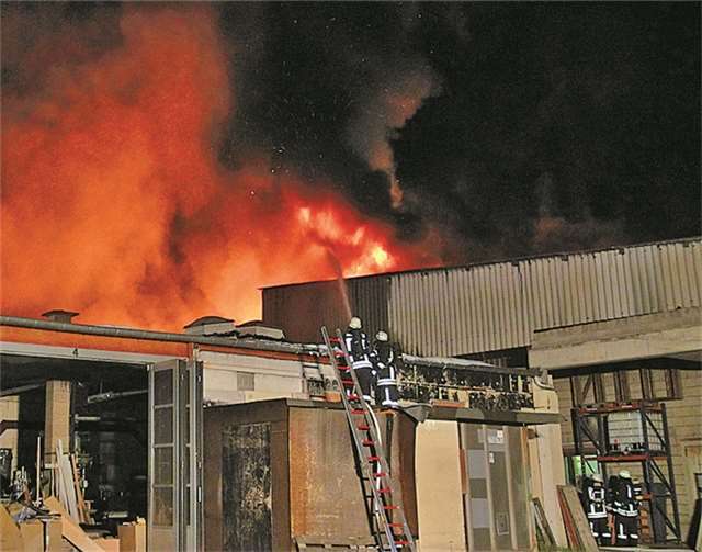 Großbrand in Neuwied 
